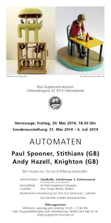 Flyer special exhibition Paul Gugelmann Museum 2014